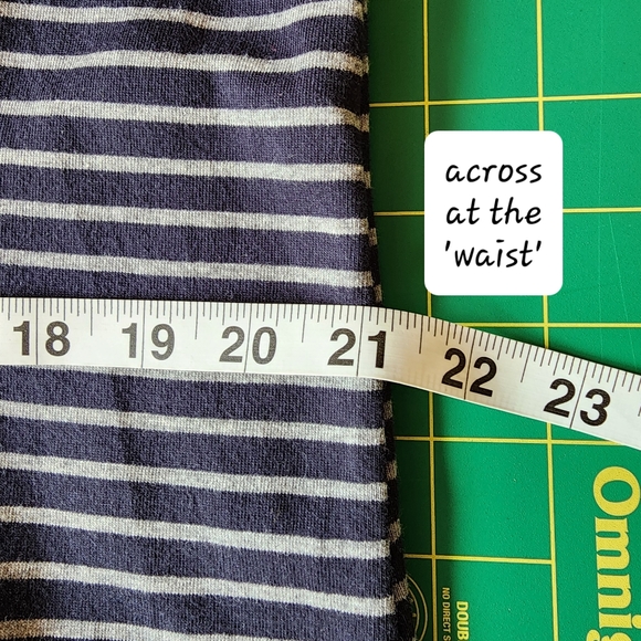 🆕 J. Jill Notched Collar Single Breasted Navy Striped Cotton Blend Blazer~L - Picture 9 of 13